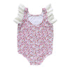 US Stockist of Aubrie Dixie Flutter Bodysuit in Forget Me Knot Knit