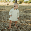 US stockist of Grown's gender neutral Organic Knit Romper in River