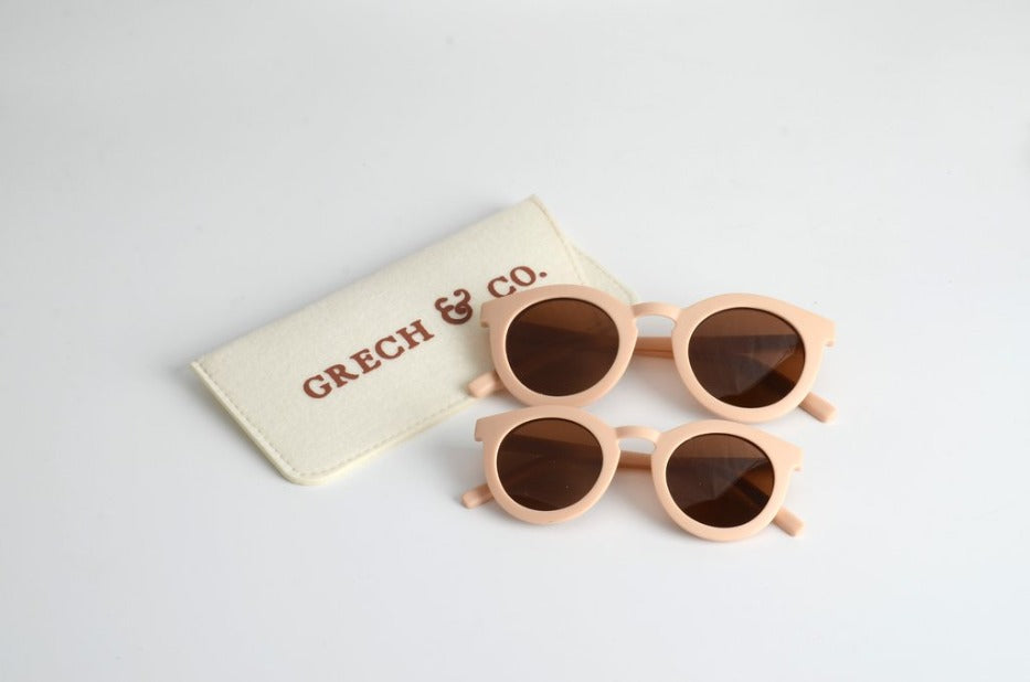 US stockist of Grech & Co's adults polarized sustainable sunglasses in shell.