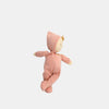 US stockist of Olli Ella's gender neutral, Moppet Dozy Dinkum.  Features tuft of blond hair with non removable hooded pink onesie.