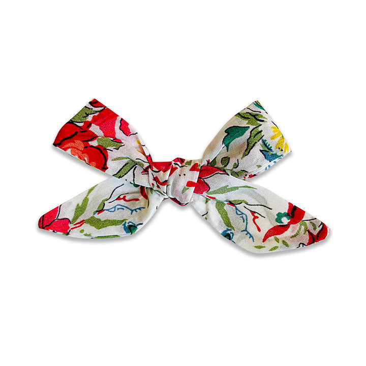 US stockist of Josie Joan's floral petite bow clip in "Emmaline".
