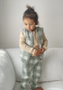 US stockist of Miann & Co's Knit Baby Jogger Pants in Whisper Green Gingham