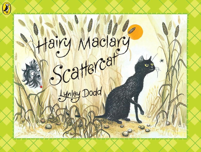 US stockist of New Zealand's children's book; Hairy McClary Scattercat.  Written by Lynley Dodd in paperback format.