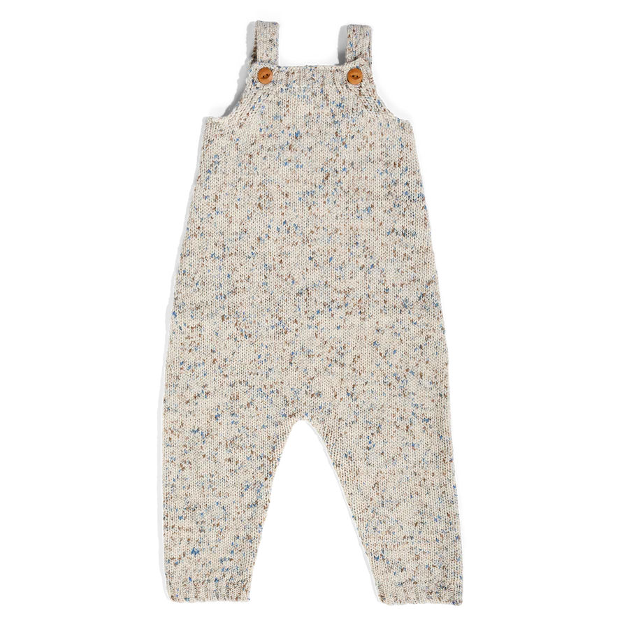 US stockist of Grown's gender neutral, organic funfetti overalls in Sea