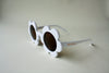 US stockist of Elle Porte's Daisy sunglasses in Marshmallow White with dark lenses.