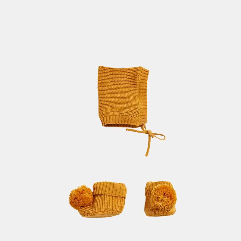 US stockist of Olli Ella's Dinkum Doll Knit Set in Honey.