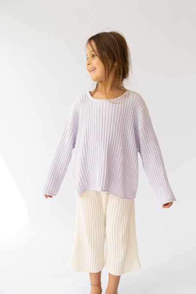 US stockist of Illoura the Label's essential knit sweater in Lilac