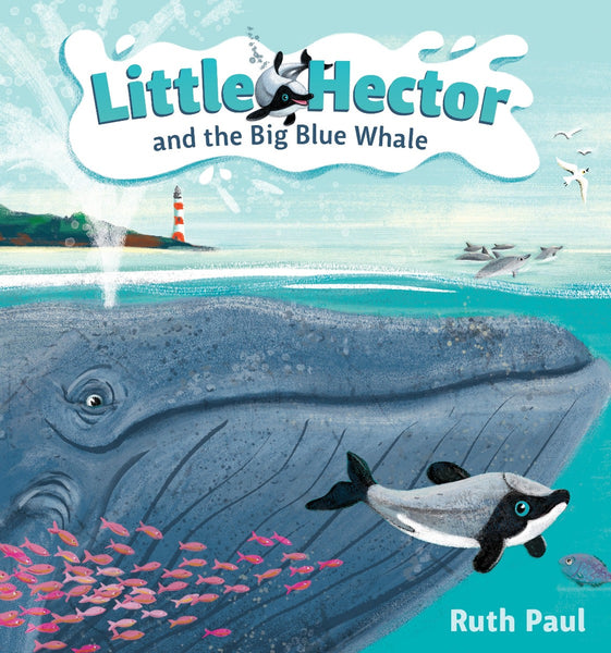 US stockist of New Zealand children's paperback book; Little Hector and the Big Blue Whale.  Written by Ruth Paul.