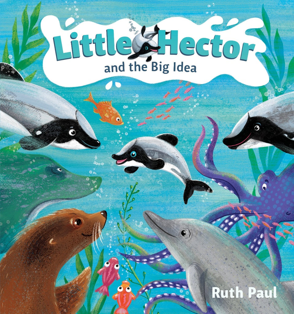 US stockist of New Zealand children's paperback book; Little Hector and the Big Idea.  Written by Ruth Paul.