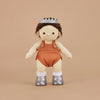 US stockist of Olli Ella's Dinkum Doll Silver Sparkle Set.  Features sparkly silver shoes and crown.