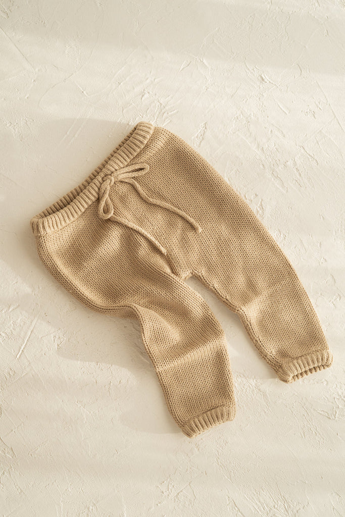 US stockist of Illoura the Label's gender neutral, organic cotton Poet pants in Olive
