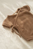 US stockist of Illoura the Label's gender neutral Jovi Knit Romper in Chocolate.