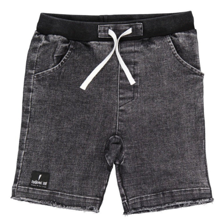 US stockist of Radicool Kids Checkerboard Pocket Denim Shorts