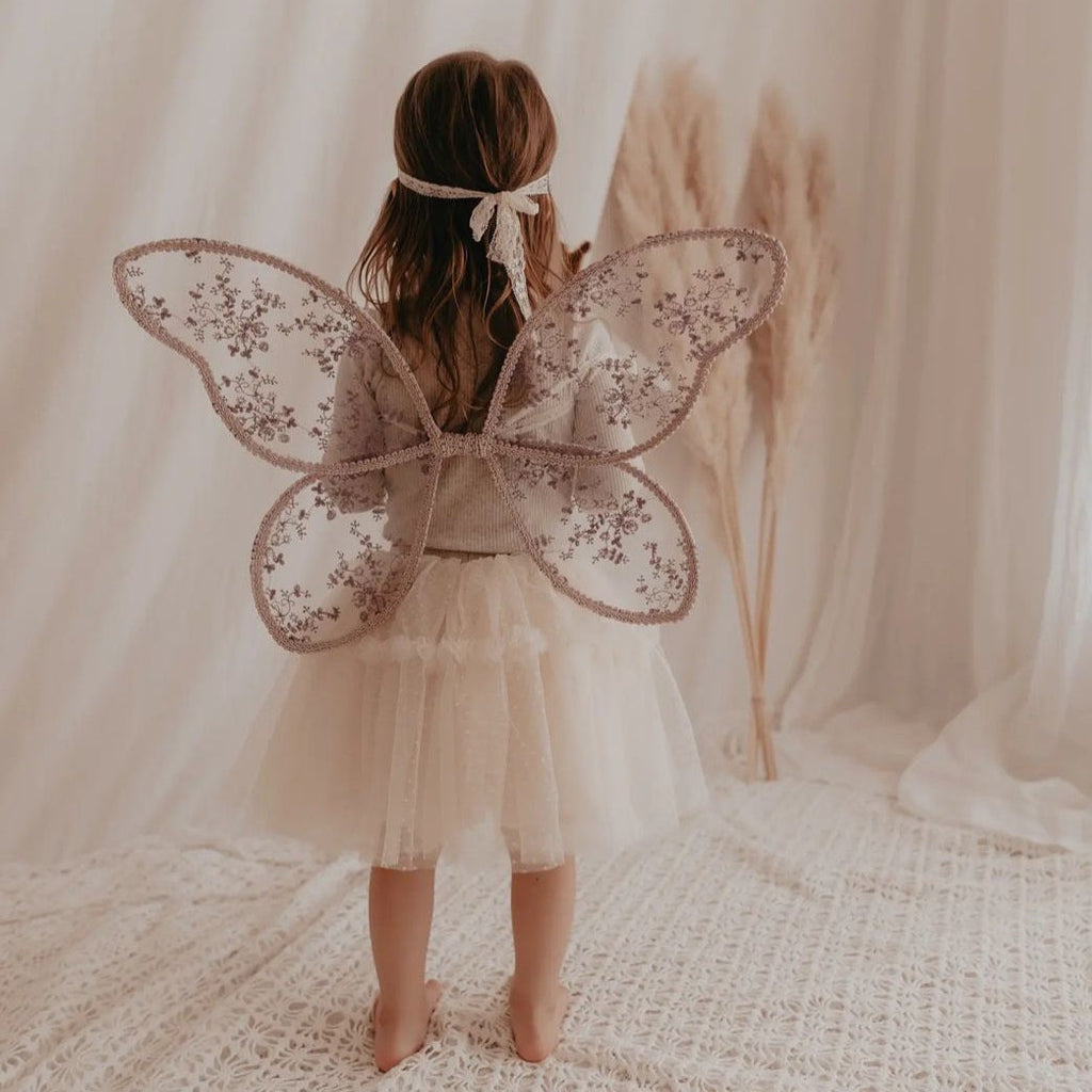 US stockist of Mauve & May's large lavender fairy wings