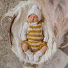 US stockist of Snuggle Hunny Kids ivory merino wool bonnet and bootie set