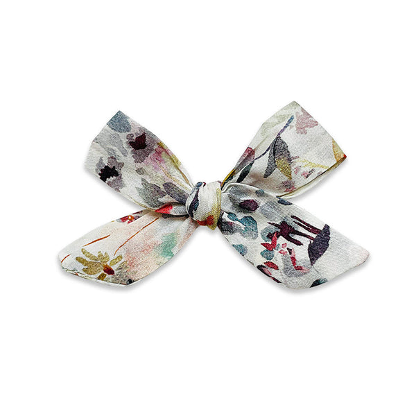 US stockist of Josie Joan's "Stella" Petite Floral Bow Hair Clip.
