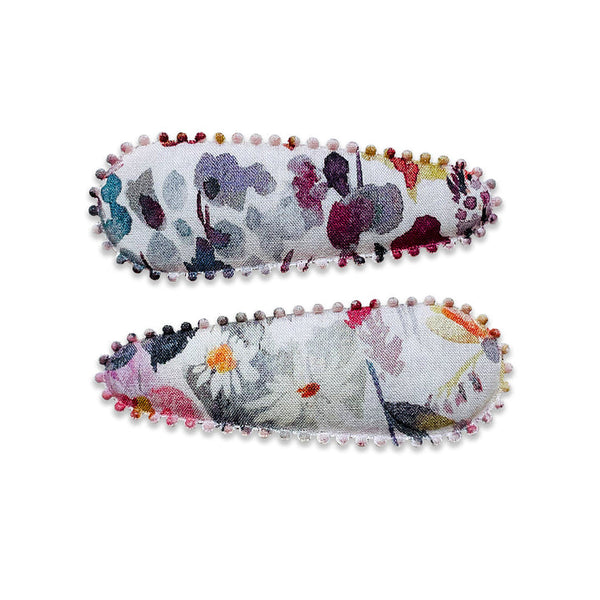 US stockist of Josie Joan's set of two "Stella" hair clips.