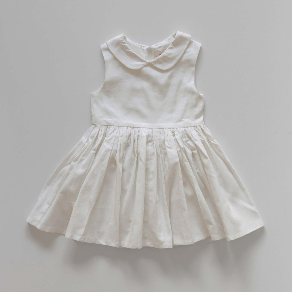 US stockist of Daughter's 100% Linen Sunday Dress in Natural
