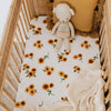 US stockist of Snuggle Hunny Kids sunflower crib sheet