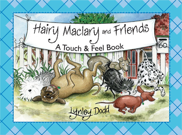 US stockist of New Zealand's iconic children's book; Hairy McClary and Friends: Touch and Feel Book.  Written by Lynley Dodd in interactive format.