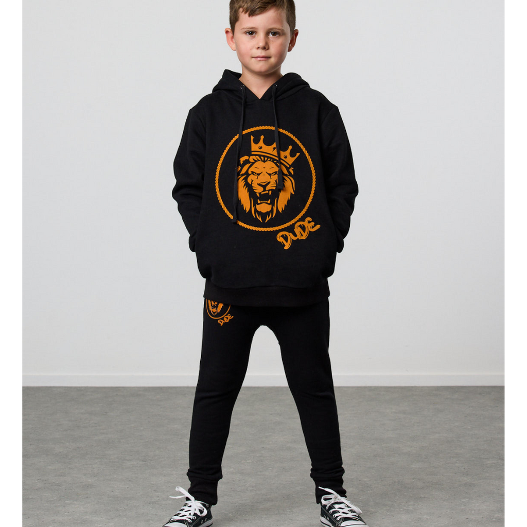 US stockist of Radicool Kids Lion Dude Hooded Sweatshirt.