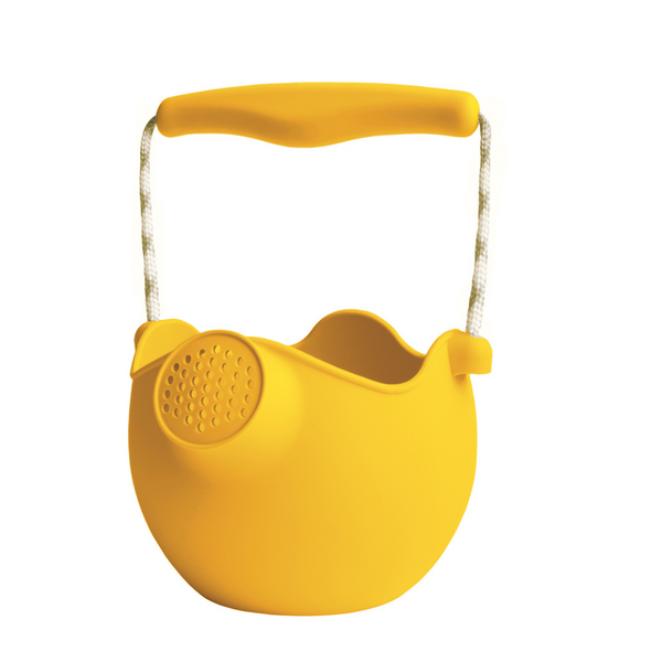 US stockist of Scrunch's mustard silicone watering can.
