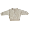 US stockist of Grown's gender neutral, Teddy Boucle Sweater in Vanilla