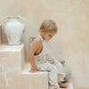 US stockist of Illoura the Label's gender neutral Xanthe Overalls in Oat cord.