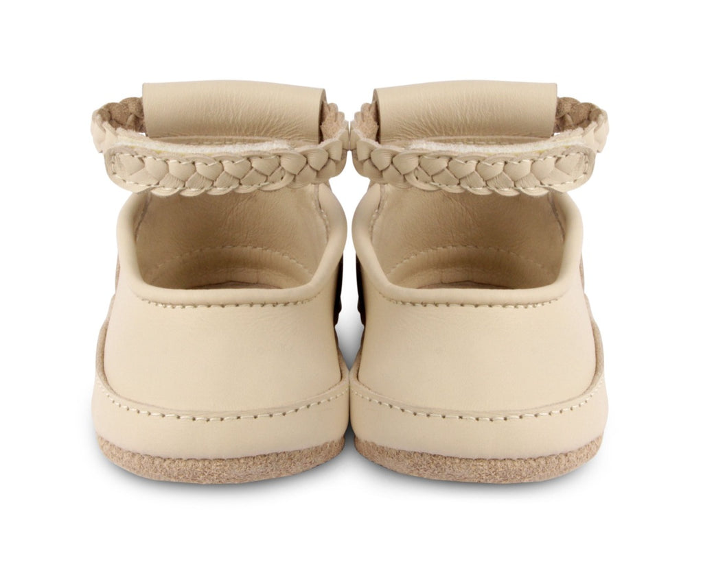 US stockist of Donsje's Hollie Shoes in Cream Leather.