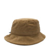 US stockist of Fini the Label's tan bucket hat made from soft terry towelling fabric.