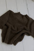 US stockist of Five O'Six's organic cotton, gender neutral chunky knit sweater in Truffle.