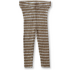 US stockist of Grown Clothing's gender neutral, organic cotton Mocha Marle striped leggings.
