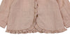US stockist of Donsje's linen blend, Lori Blouse in Vintage Pink.