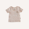 US stockist of My Brother John's V Neck Short Sleeve Felix T-Shirt.  Made from organic cotton in a lovely cream stripe