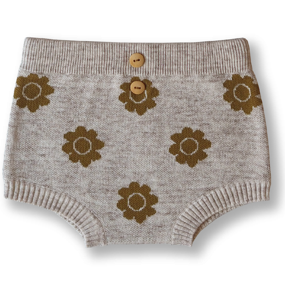 Grown Clothing USA Pansy Bloomers - Mocha Marle – The Little Kiwi Co