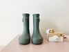 US stockist of Hubble & Duke's handmade, natural rubber rainboot in Stormy Blue.